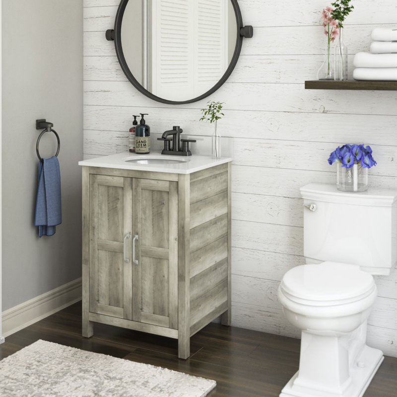 Coastal Farmhouse Alayah 24” Single Bathroom Vanity Set & Reviews Wayfair